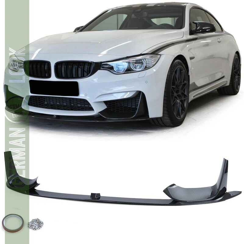 Lame de pare-chocs avant pour BMW M3 F80 M4 F82 F83 look carbone