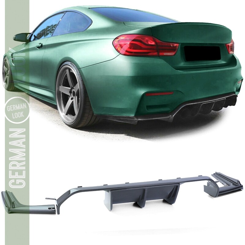 Diffuseur arrière pour BMW M3 F80 M4 F82 F83 véritable carbone