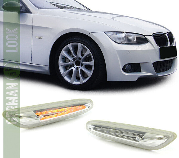 Paire de clignotants latéraux à LED pour Bmw Série 1 + Série 3 + X1