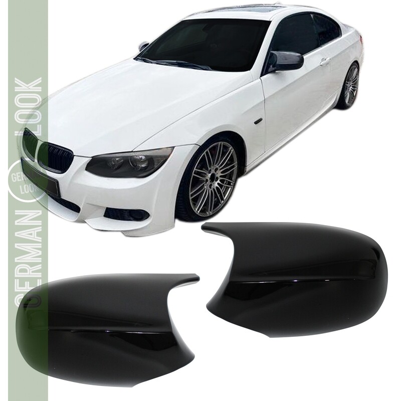 Coques de rétroviseur Performance pour BMW Série 3 E90 E91 2008-2011 noir brillant