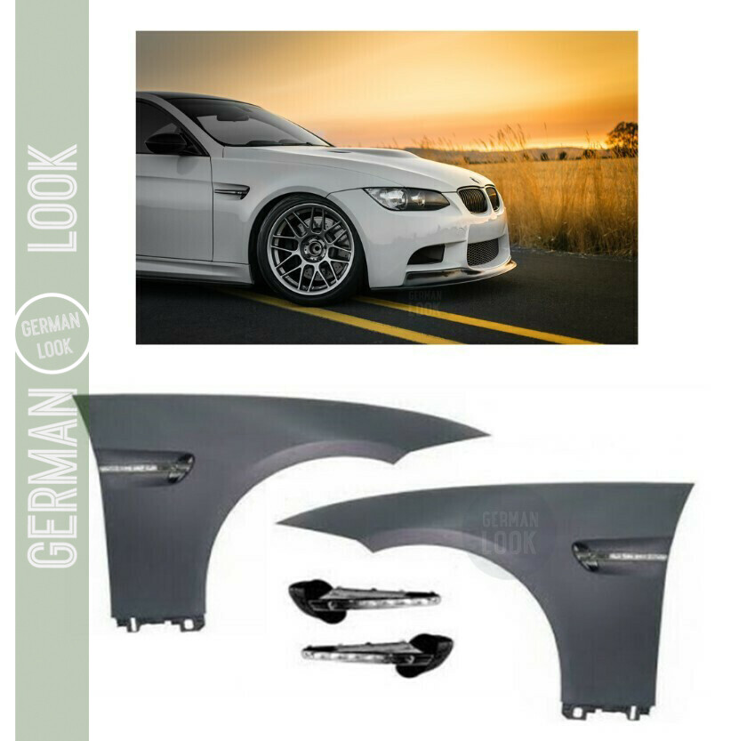 2 Ailes look M3 pour BMW Série 3 E92 E93 Coupé et cabriolet
