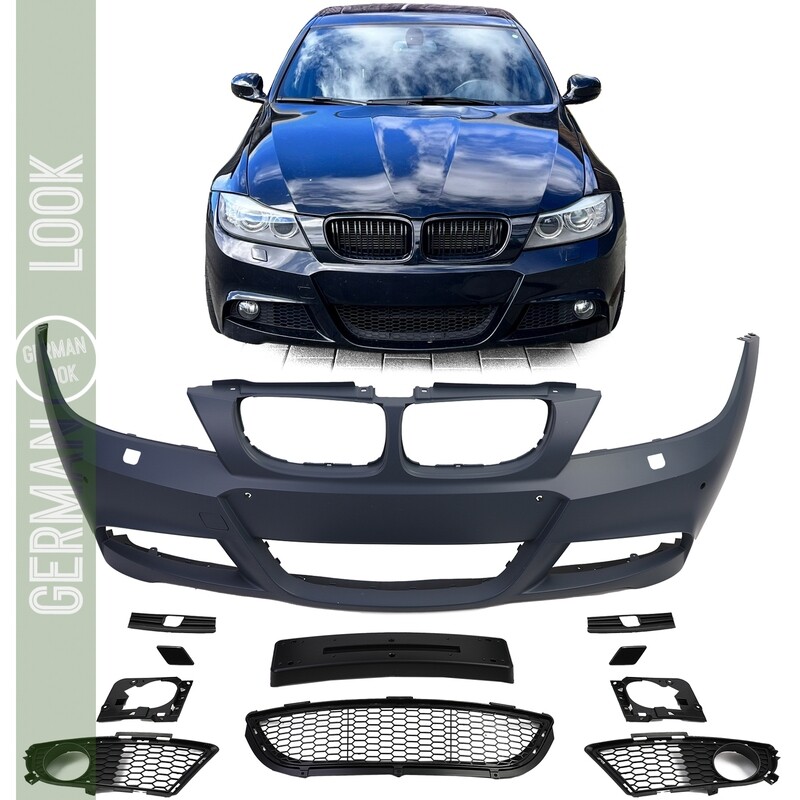 Pare-chocs avant Pack M pour BMW Série 3 E90 E91 LCI berline touring 2008-2011