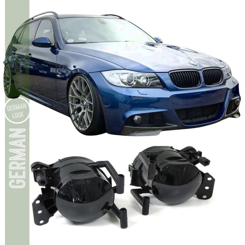Feux antibrouillard noir pour BMW E90 E91 2005-2011