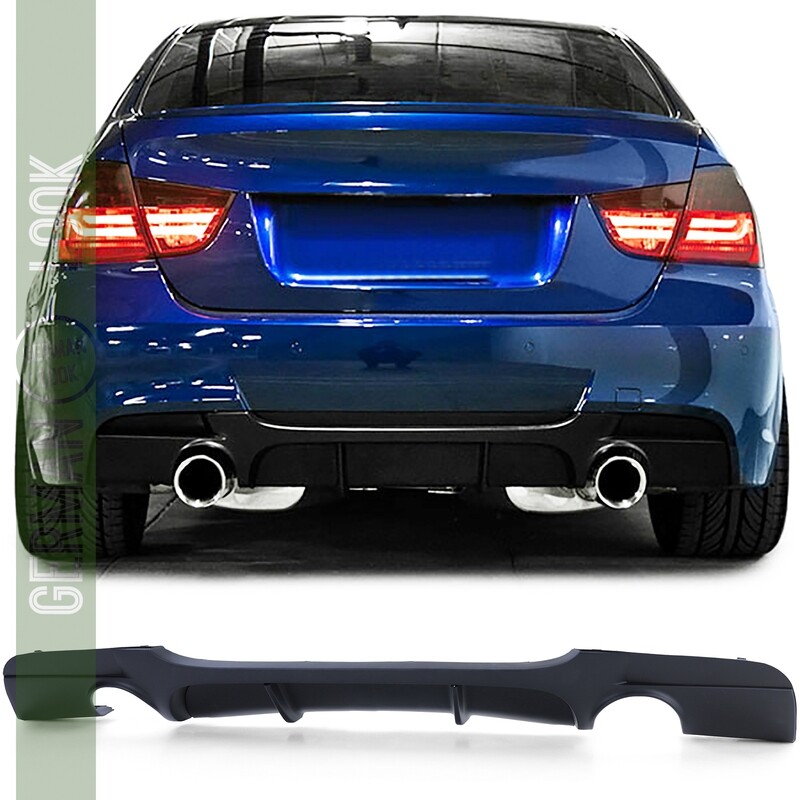 Diffuseur arrière Performance pour BMW série 3 E90 E91 - Noir mat
