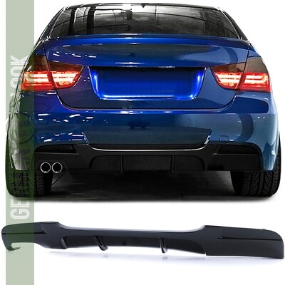 Diffuseur arrière Performance pour BMW Série 3 E90 E91 Noir brillant