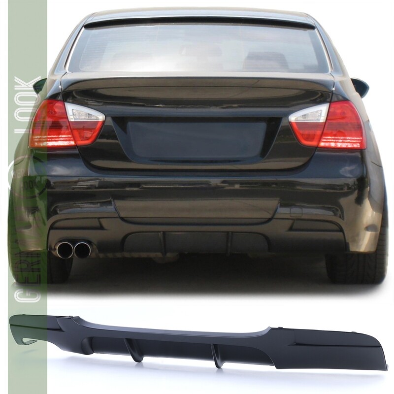 Diffuseur arrière Performance pour BMW Série 3 E90 E91 noir mat