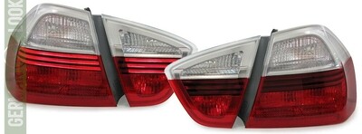 Feux arrière HELLA rouge et blanc pour BMW Série 3 E90 2005-2008