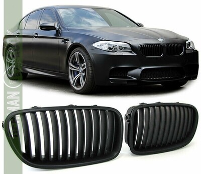 Calandre / Grille pour BMW Série 5 F10 / F11 noir mat