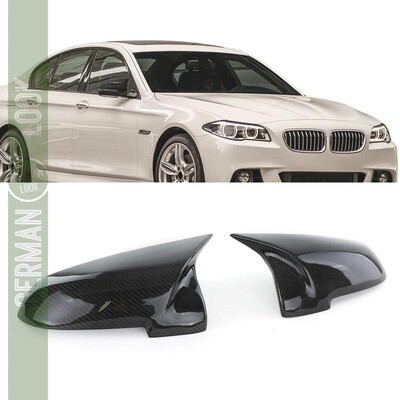 Coques de rétroviseur véritable carbone Look M Performance pour BMW Série 5 GT F07 F10 F11 F18 + Série 7 F01