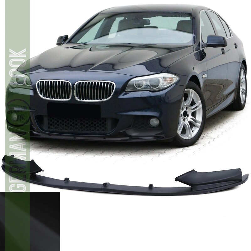 Lame de Pare-chocs avant pour BMW Série 5 F10 F11 2010 - 2013 Noir Mat
