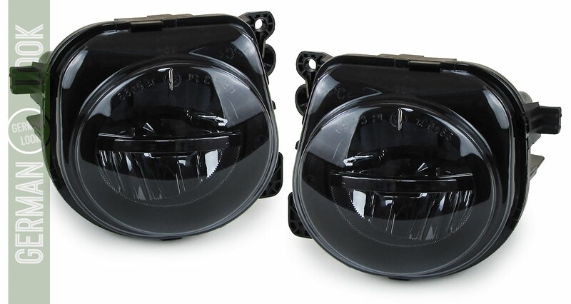 Paire de feux antibrouillard à LED noir fumé pour BMW Série 5 F07 F10 F11 GT Berline Touring à partir de 2013