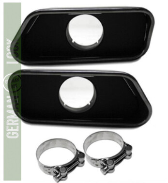Embouts de silencieux d'échappement look Pack M Performance pour BMW F10 F11
