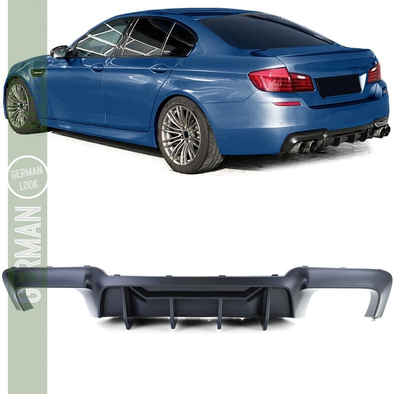 Diffuseur arrière haute performance duplex mat pour BMW 5er F10 F11 550i M550d