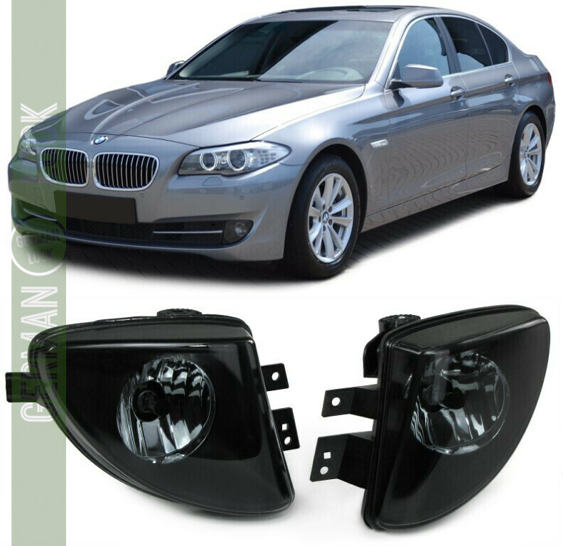 Paire de feux antibrouillard noir fumé pour BMW Série 5 F07 F10 F11 2010 - 2013