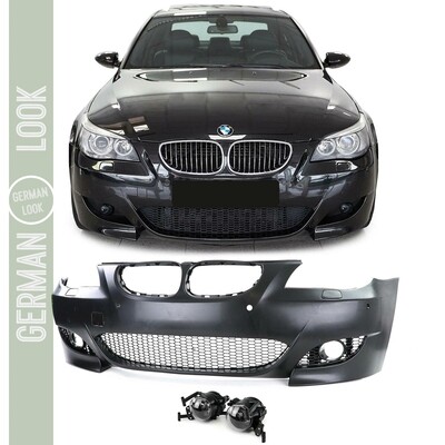Pare-chocs avant pour BMW Série 5 E60 E61 2007-2010 Look M5 avec PDC + antibrouillards