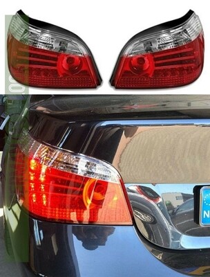 Feux arrières LED pour BMW E60 Rouge et Blanc