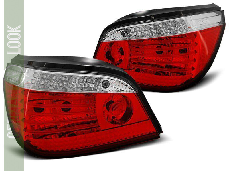 Feux arrière LED pour BMW E60 rouge blanc 2003-2007