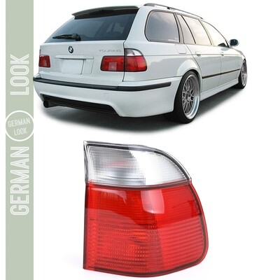 Feu arrière extérieure droit rouge blanc pour BMW Série 5 E39 Touring 1995-2000