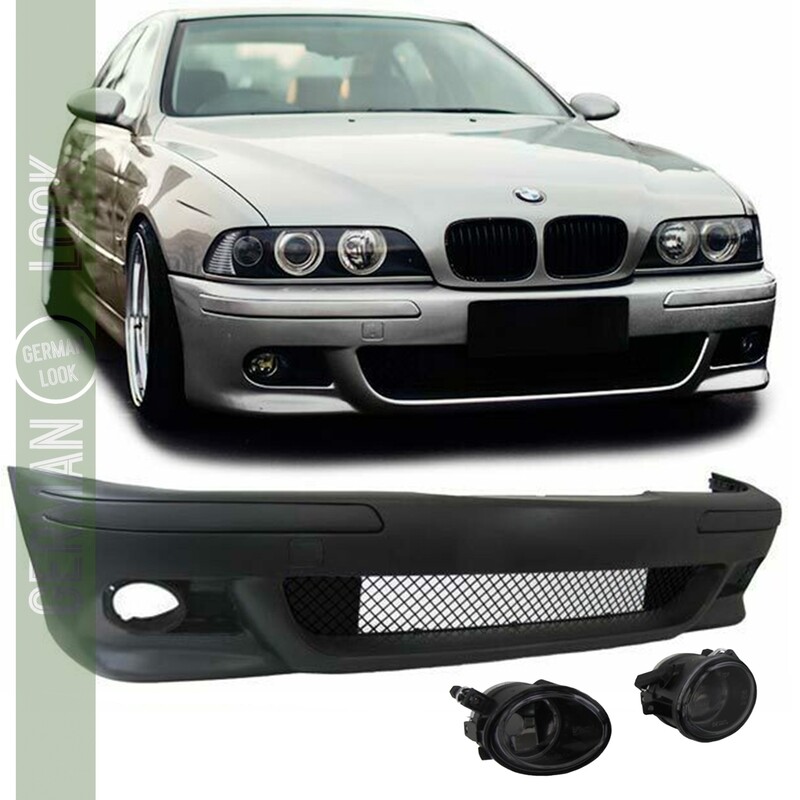 Pare choc Avant pour BMW Série 5 E39 1995 - 2003 Look Pack M / M5 / Performance Sans PDC + Antibrouillards