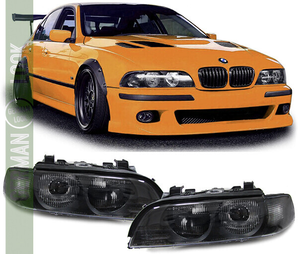 Paire de phares xénon avant avec clignotants pour BMW Série 5 E39 1995 - 2000