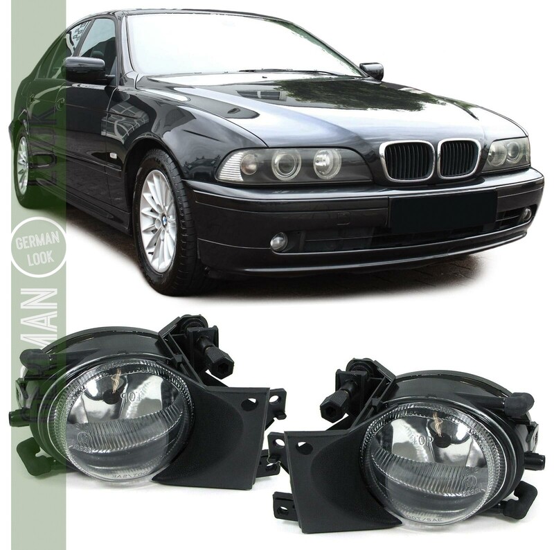 Paire de feux antibrouillard en verre pour BMW Série 3 E36 Berline Coupé Cabriolet Compact Touring 1990 - 1999