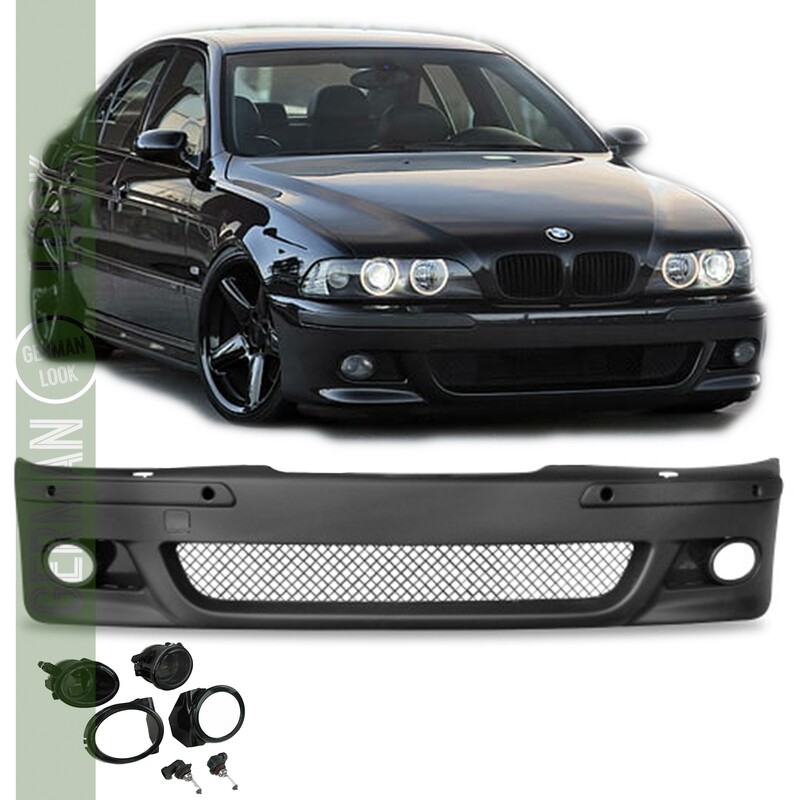 Pare-chocs avant pour BMW Série 5 E39 1995-2003 Pack M M5 Avec PDC et lave phare + Antibrouillards