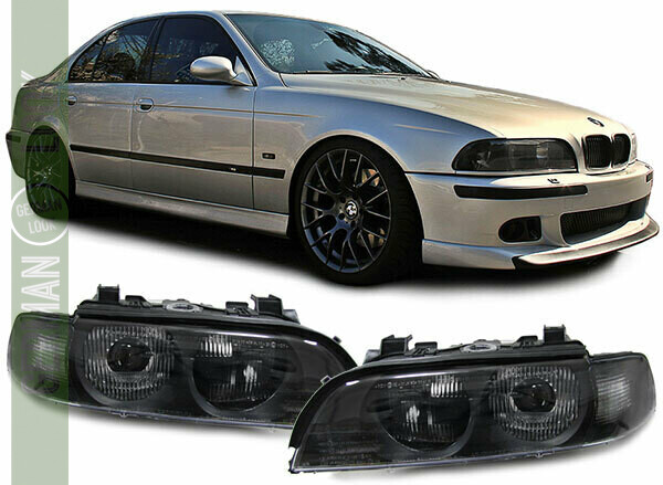 Paire de phares xénon avant avec clignotants pour BMW Série 5 E39 1995 - 2000
