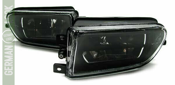 Paire de feux antibrouillard en verre noir pour BMW Série 5 E39 1995 - 2000 + Z3 1995 - 2003
