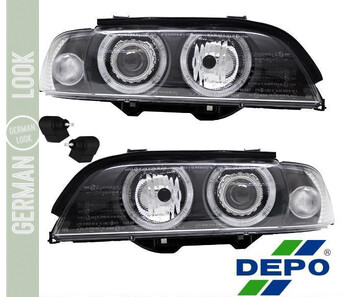 Paire de phares Angel Eyes look Pack M Performance pour BMW E39 1995 - 2000