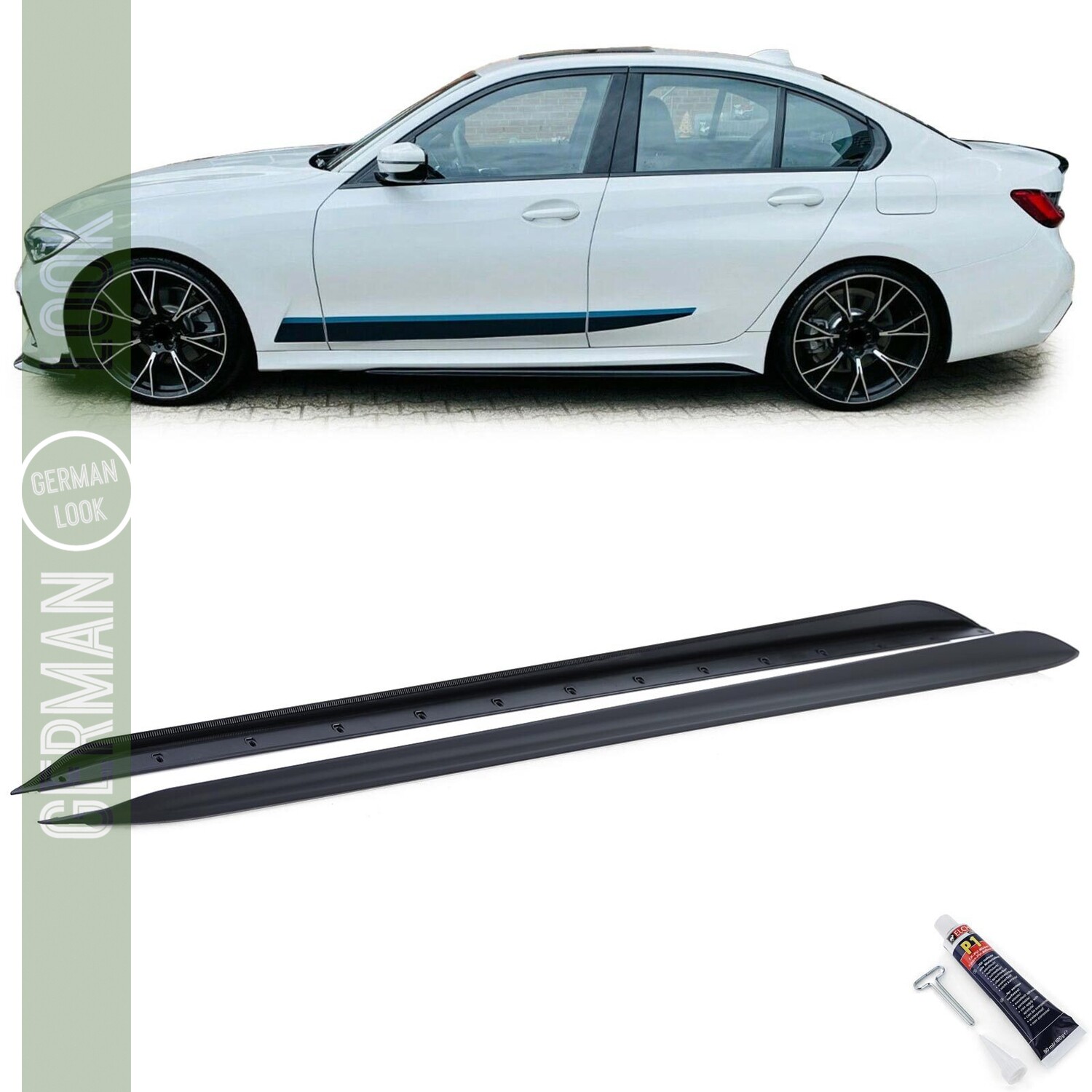 Bas de caisse / jupes latérales pour BMW Série 3 G20 à partir de 2018