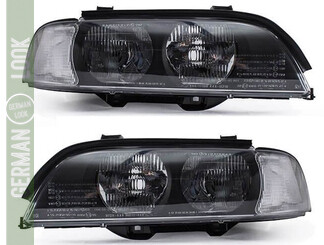 Paire de phares avant look Pack M Performance pour BMW E39 1995 - 2000