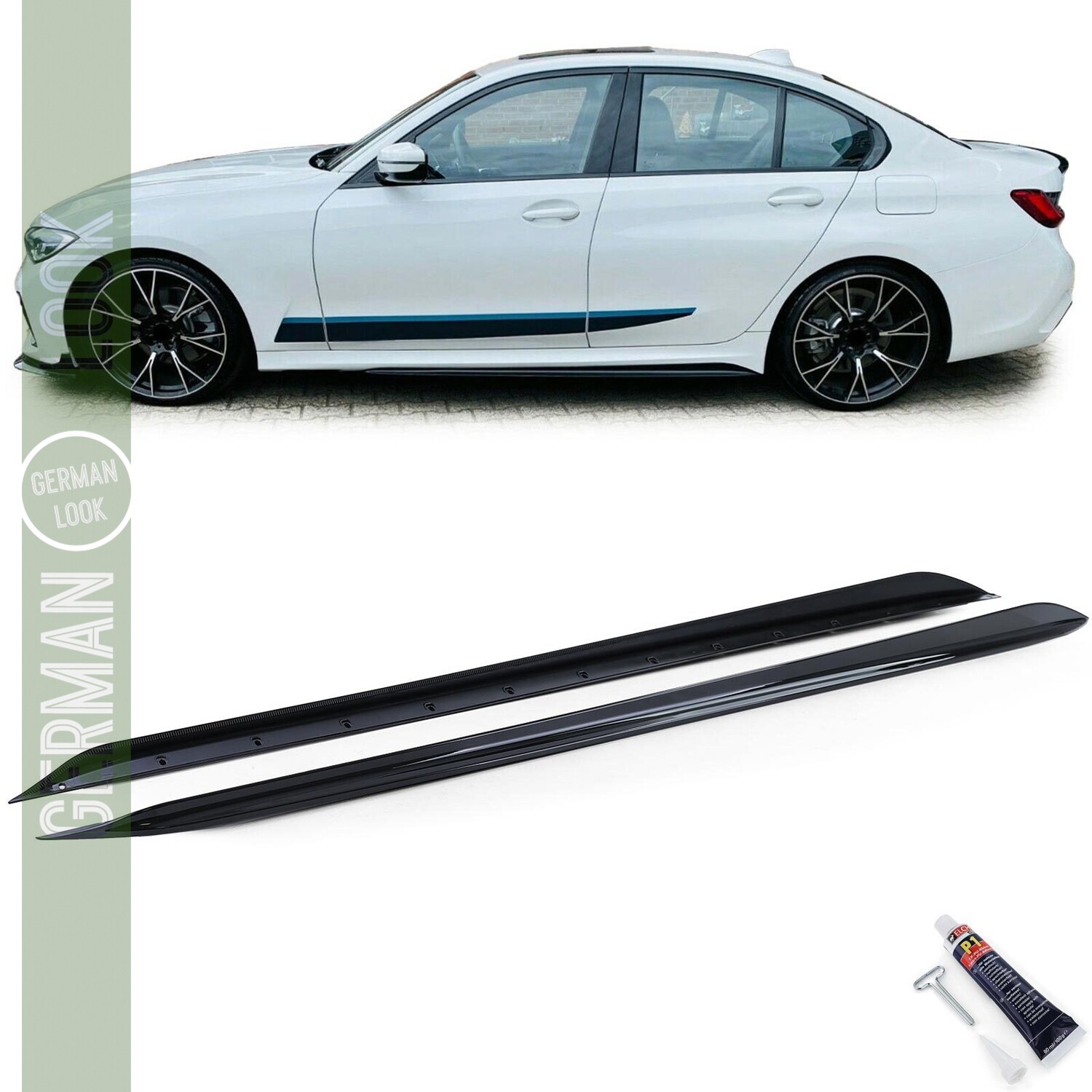 Bas de caisse / jupes latérales pour BMW Série 3 G20 à partir de 2018