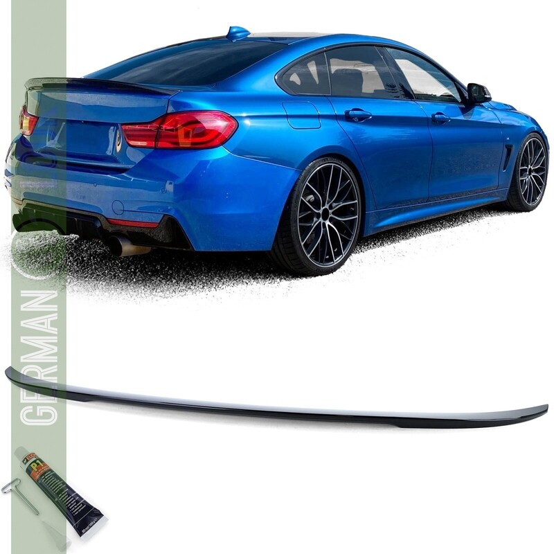Becquet Performance pour BMW Série 4 F36 Gran Coupé noir brillant