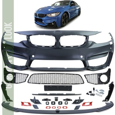 Pare-chocs avant + lame pour BMW Série 4 F32 F33 F36 M4 Performance