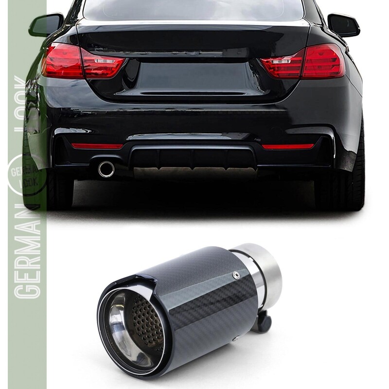 Embout d'échappement en carbone noir pour BMW Série 4 F82 F83