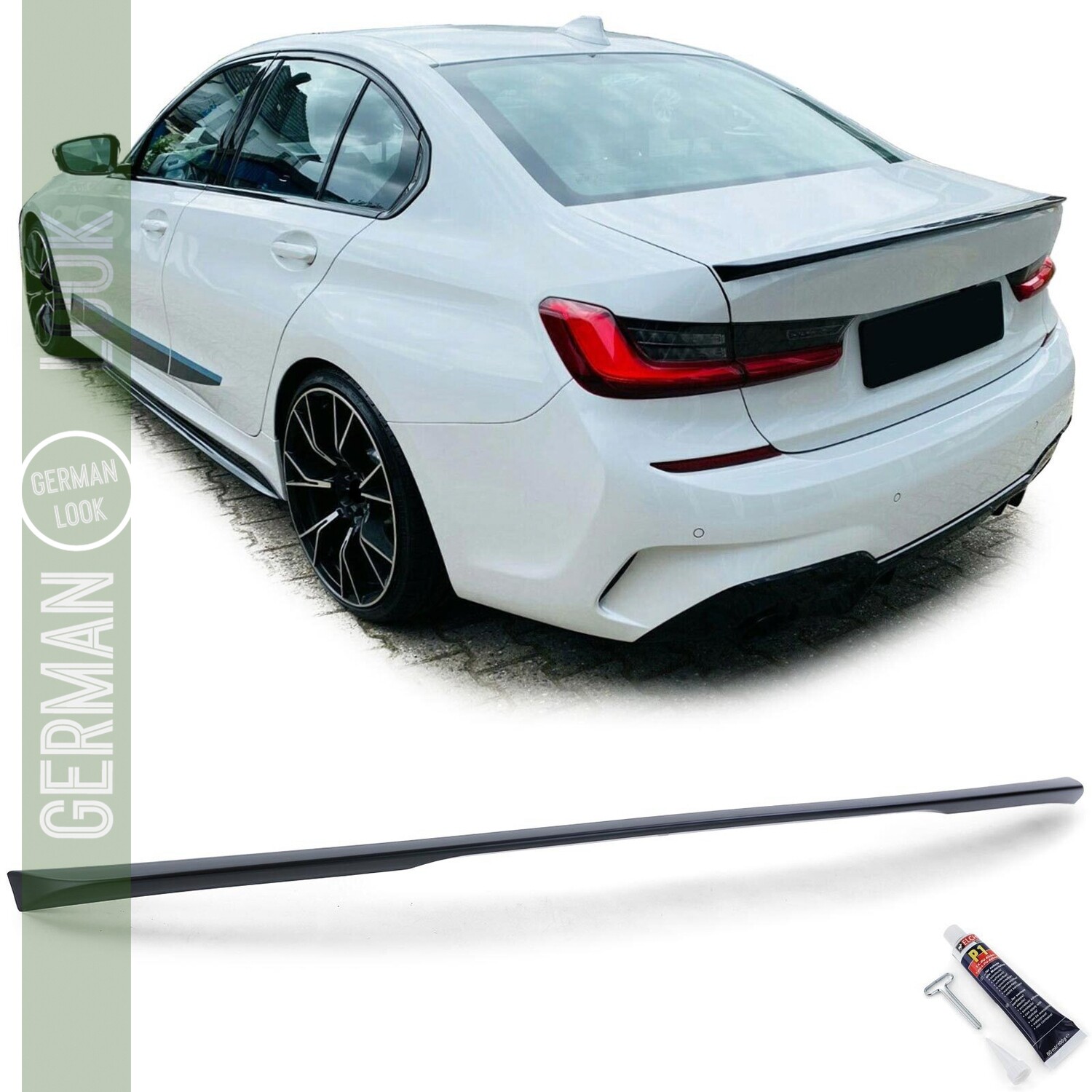 Becquet de coffre Performance pour BMW Série 3 G20 noir mat