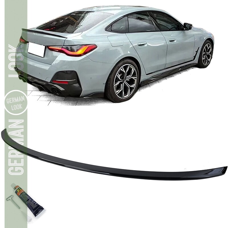 Aileron de porta-malas com visual Performance para BMW Série 4 G26 Gran Coupé – preto brilhante