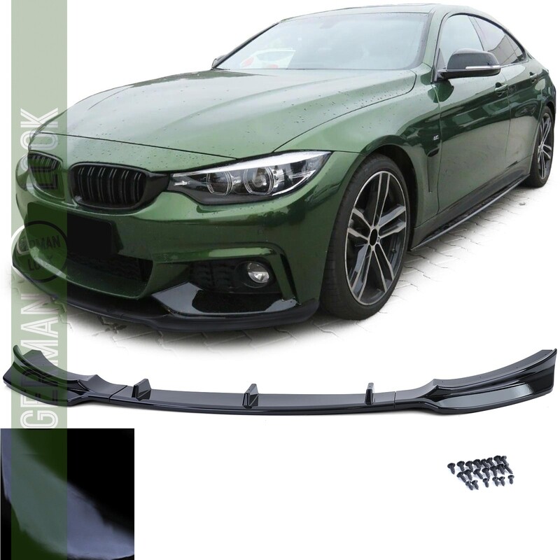 Lame de pare-chocs avant pour BMW Série 4 F32 F33 F36 noir brillant