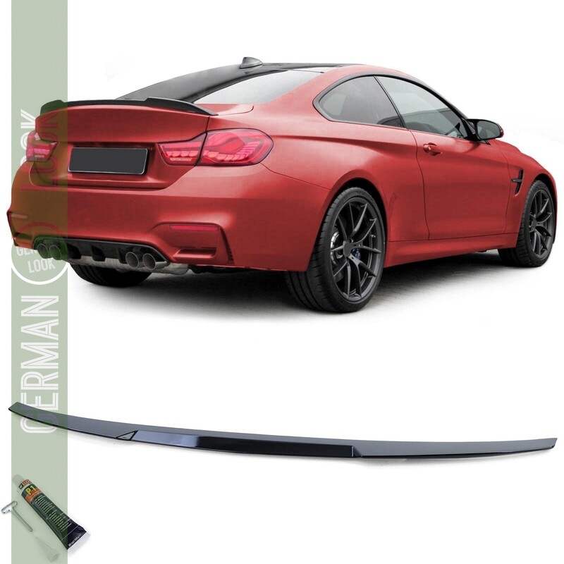 Becquet Look M4 Performance pour BMW Série 4 F32 Coupé noir brillant