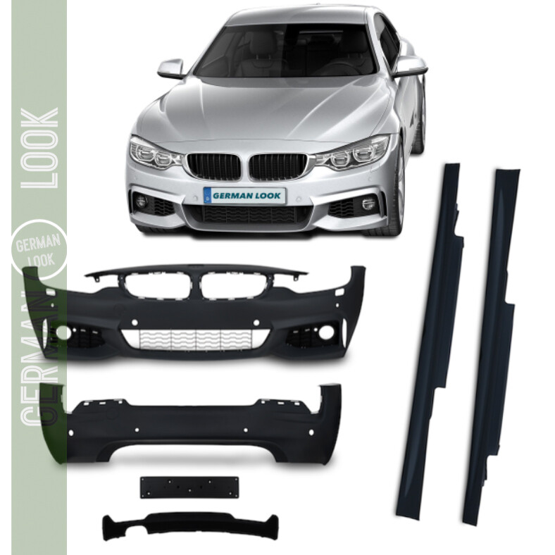 Bodykit / Kit de carrosserie complet pour BMW Série 4 F32 2013 - 2017 Look Pack M / Avec trous PDC Bodykit / Kit de carrosserie complet pour BMW Série 4 F32 2013 - 2017 Look Pack M / Avec trous PDC