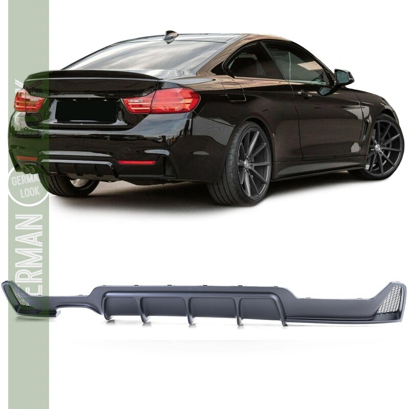 Diffuseur arriére Parformance pour BMW série 4 F32 F33 F36 noir mat
