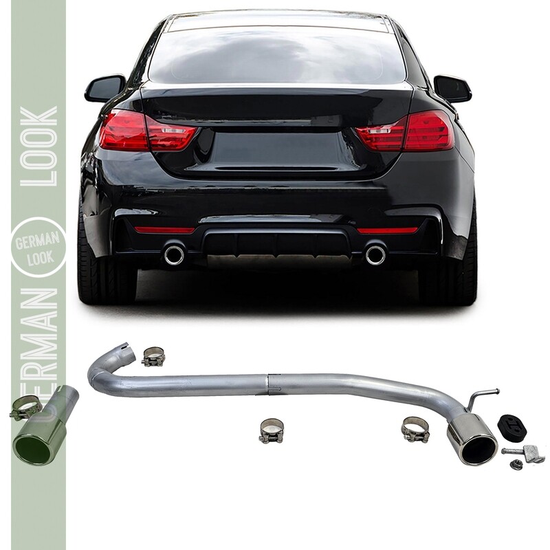 Tuyau d'échappement Duplex look 440 pour BMW F32 F33 F36 425 428 430