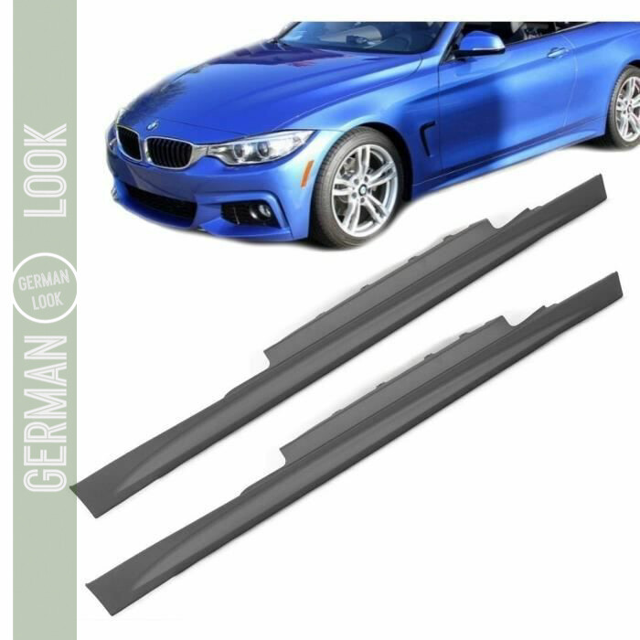 Bas de caisse / Jupes latérales sport pour BMW Série 4 F32 F33 Look Pack M pour Coupé et Cabriolet Bas de caisse / Jupes latérales sport pour BMW Série 4 F32 F33 Look Pack M pour Coupé et Cabriolet