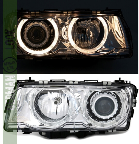 Phares Angel Eyes pour BMW Série 7 E38 à partir de 1998