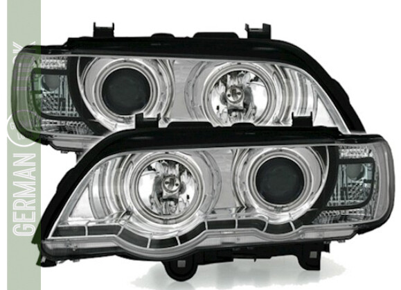 Phares Angel Eyes pour BMW Série X5 E53 2000 - 2003