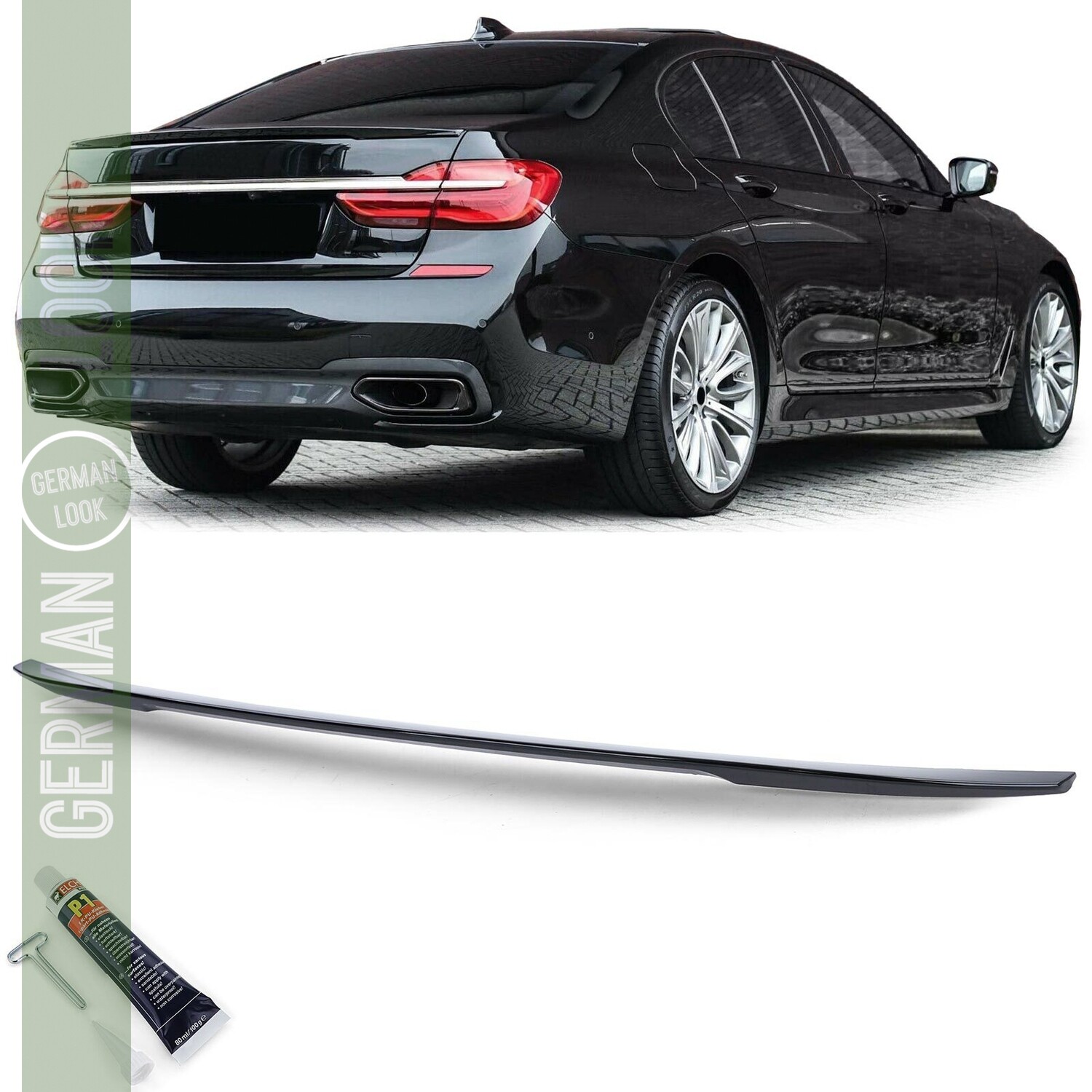 Aileron / Lame de mala estilo Sport Look Pack M para BMW Série 7 G11 G12 a partir de 2014