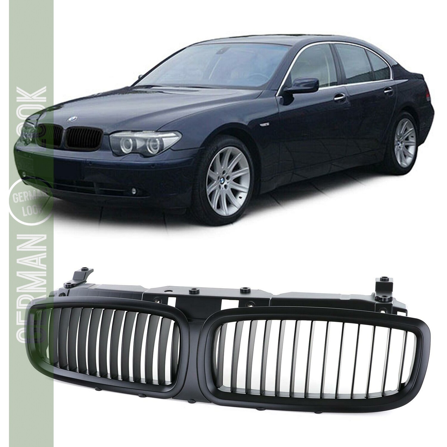Calandre / Grille Look Pack M Performance pour BMW Série 7 E65 E66 2001 - 2005