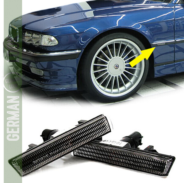 Paire de clignotants latéraux pour Bmw Série 7 E38 de 1994