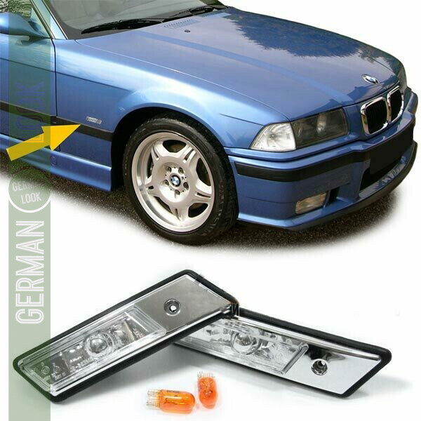 Paire de clignotants latéraux pour Bmw X5 1999 - 2007 + Série 5 jusqu'en 1996