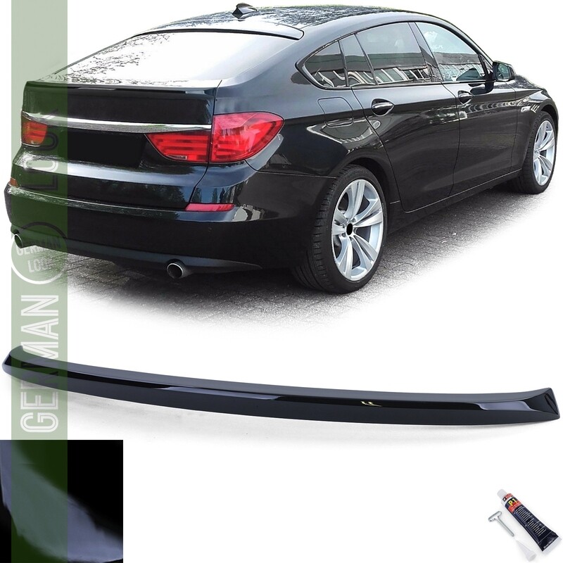 Becquet / Aileron / lame de coffre pour BMW Série 7 F01 2008 - 2015 - Noir brillant